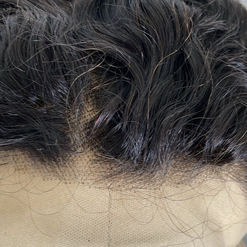 Pre-Plucked 13x4 Human Hair Deep Curly (Kinky Curly) Lace Front Wig 24” - Picture 6 of 9